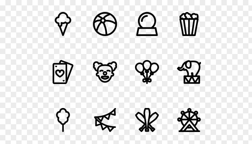 Free Circus Font Cartoon Point Angle Body Jewellery Clip Art PNG