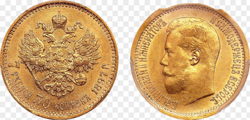 Gold Coin Sovereign Double Eagle PNG