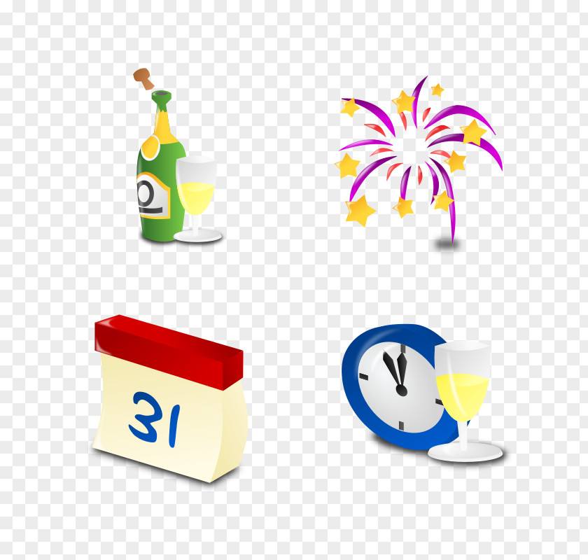 New Year Clip Art PNG