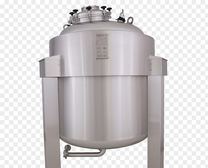 Pressure Vessel Bioreactor BINDER Chemical Substance Stainless Steel PNG