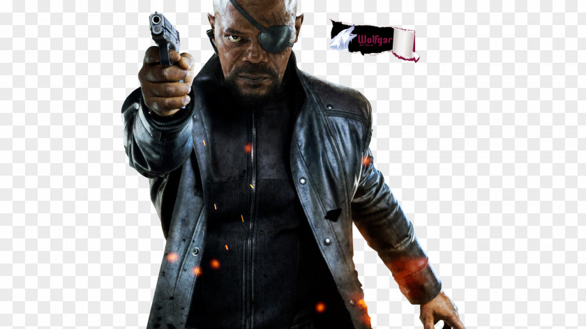 Samuel L Jackson Nick Fury Maria Hill Film Marvel Cinematic Universe S.H.I.E.L.D. PNG