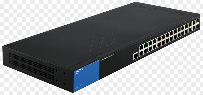 Gigabit Ethernet Network Switch Power Over Linksys Smart LGS308P Port PNG