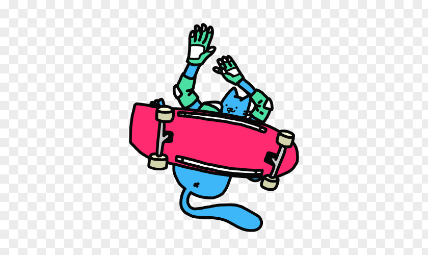 Leon Skateboarding Clip Art PNG