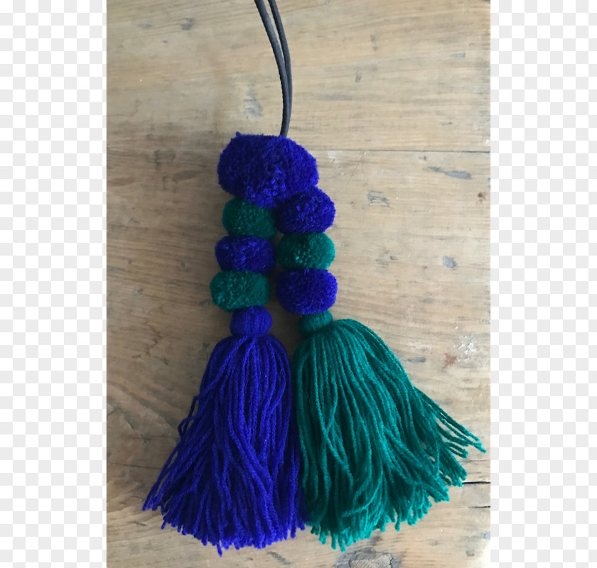 Pom-pom Thread Turquoise PNG