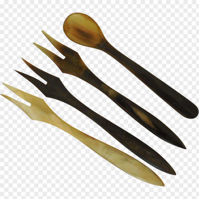 Fork Spoon Cutlery Wooden Kitchen Utensil PNG