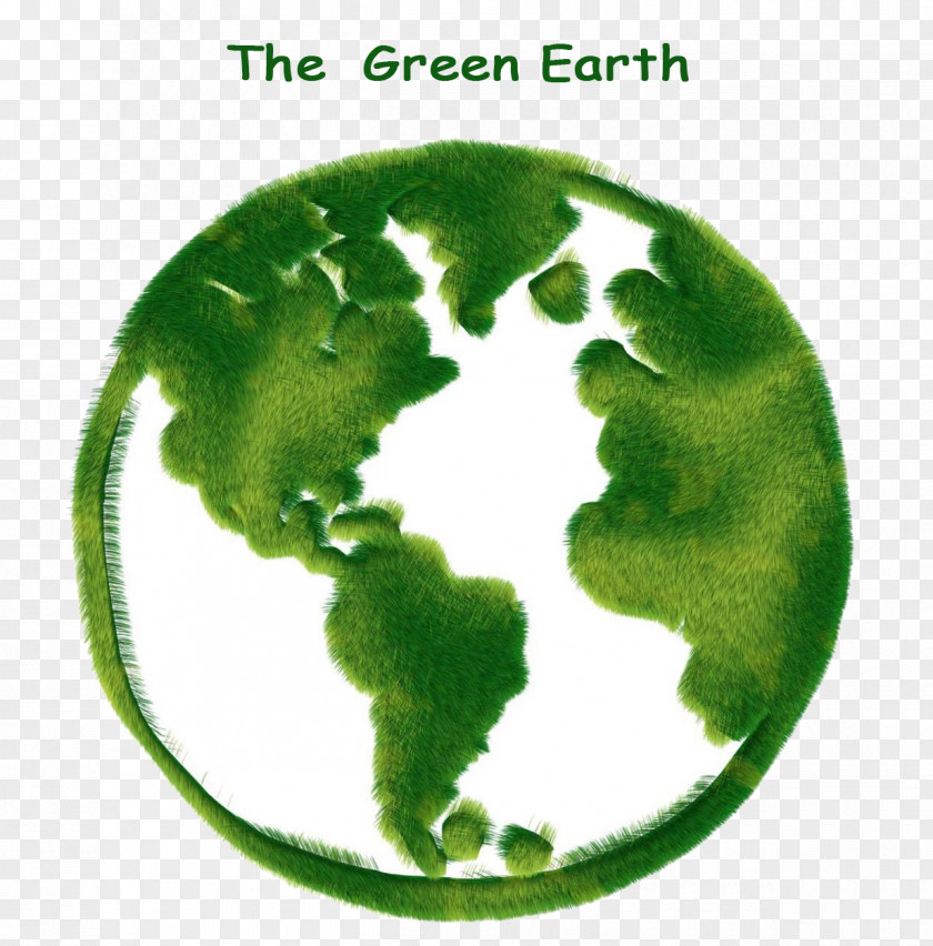 Green Earth Environmentally Friendly Natural Environment Display Resolution Wallpaper PNG