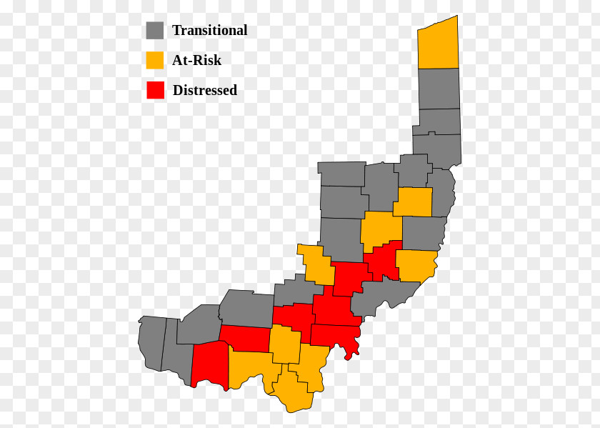 Map Ohio Vector PNG