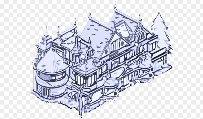 Line Art Architecture Sketch Technical Drawing PNG