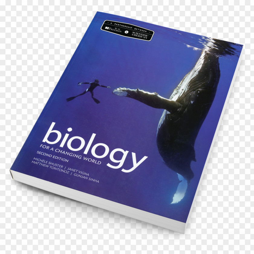 Magazine Cover Design Scientific American Biology For A Changing World With Core Physiology Brand Product Font PNG