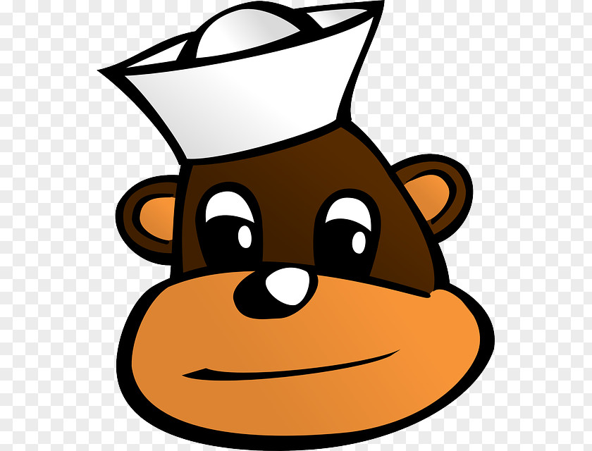 Monkey Sailor Clip Art PNG
