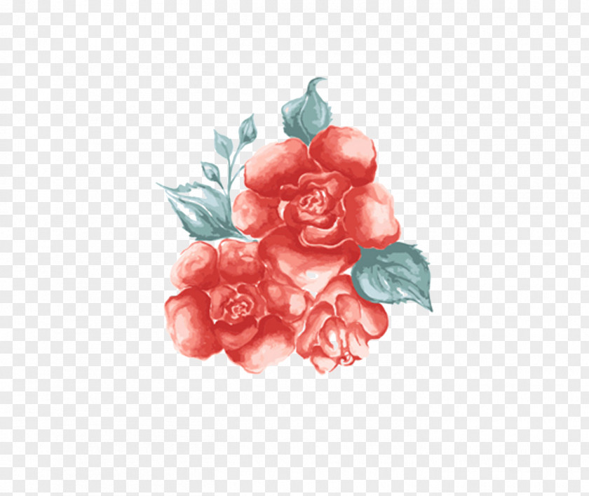 Rose Illustration Flower Red Beach U30abu30fcu30c9 PNG