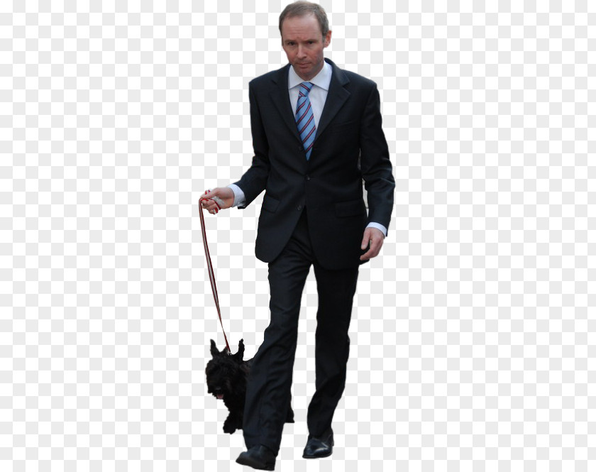 Suit Dogo Argentino Dog Man Walking PNG