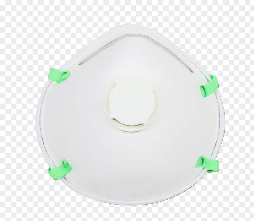 White Green Ceiling Headgear Circle PNG