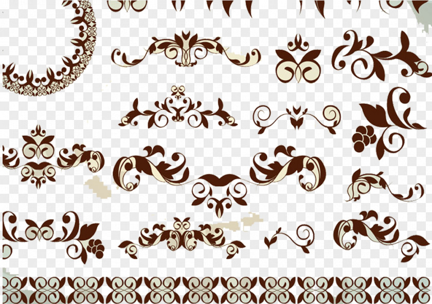 Free Lace Cutout Ornament Euclidean Vector Download PNG