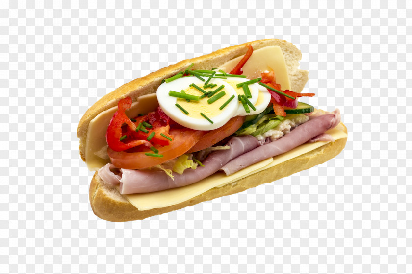 Ham Bánh Mì Submarine Sandwich And Cheese Baguette PNG