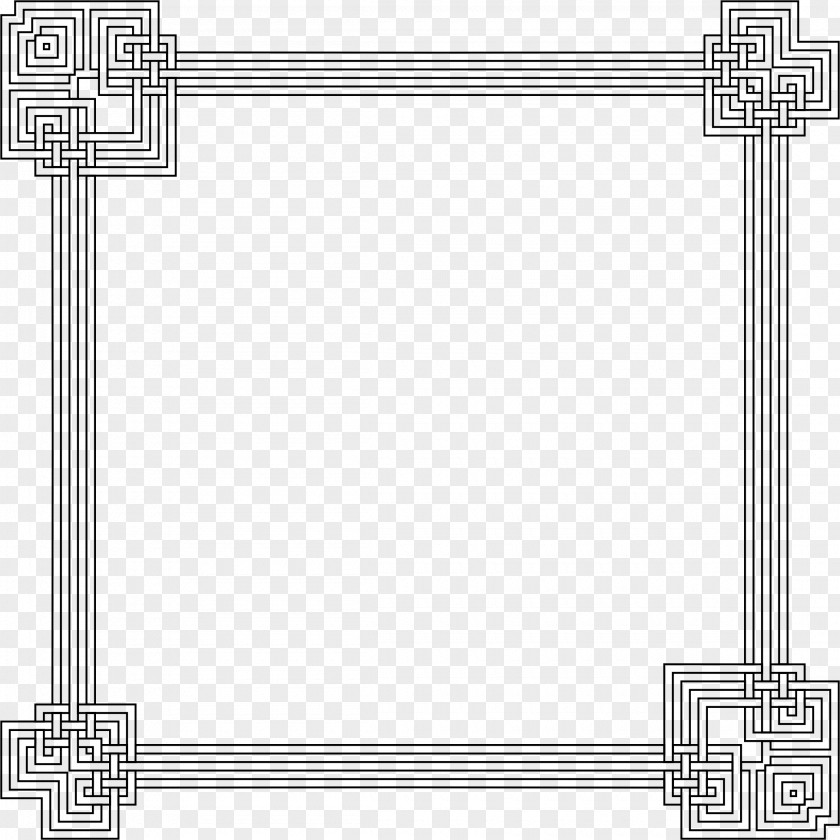 A Linear Design Picture Frames Diagram Clip Art PNG
