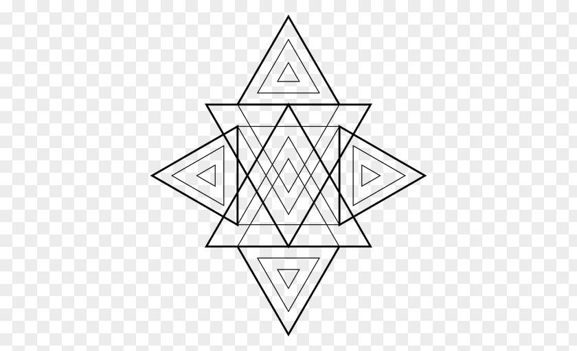 Diamond Geometry Triangle Sacred Geometric Shape Area PNG
