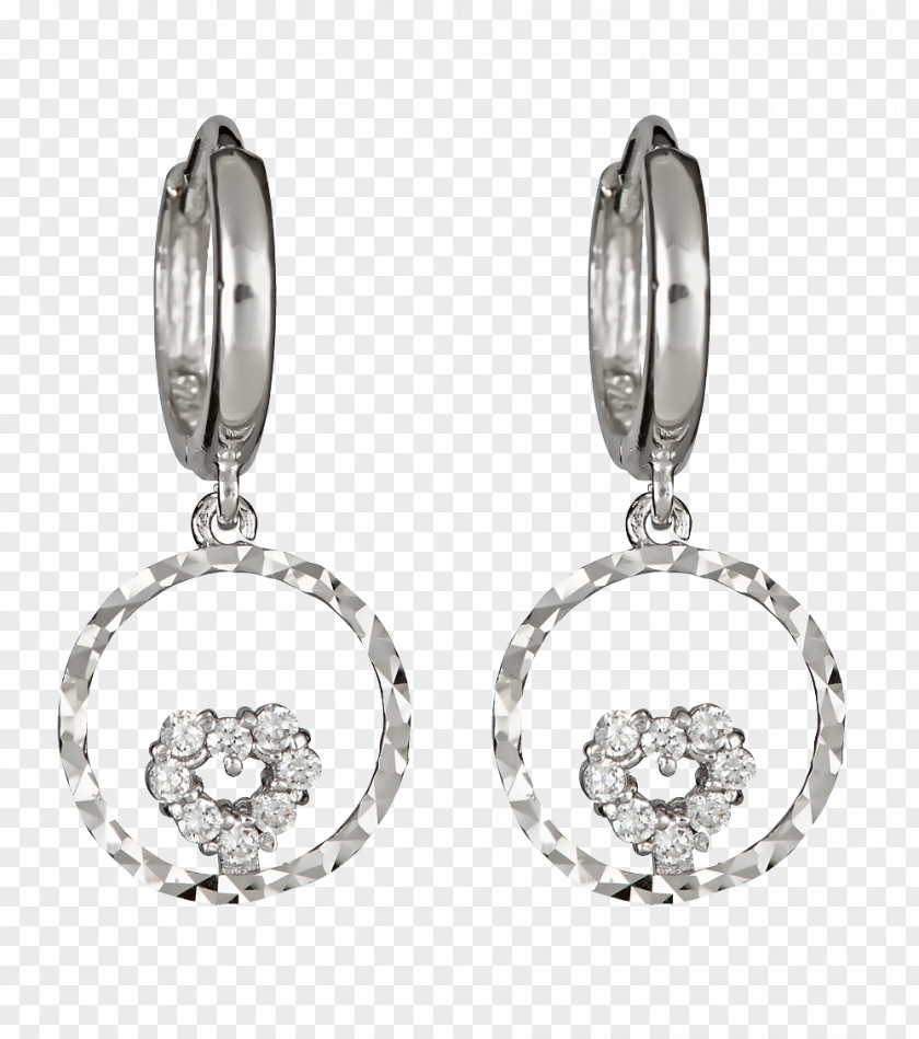 Earring Silver Jewellery PNG