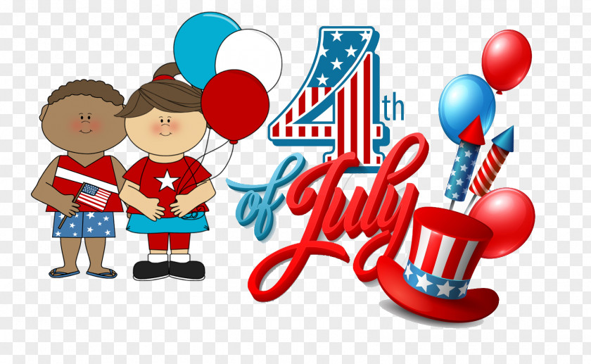 Gesture Celebrating Fourth Of July Background PNG