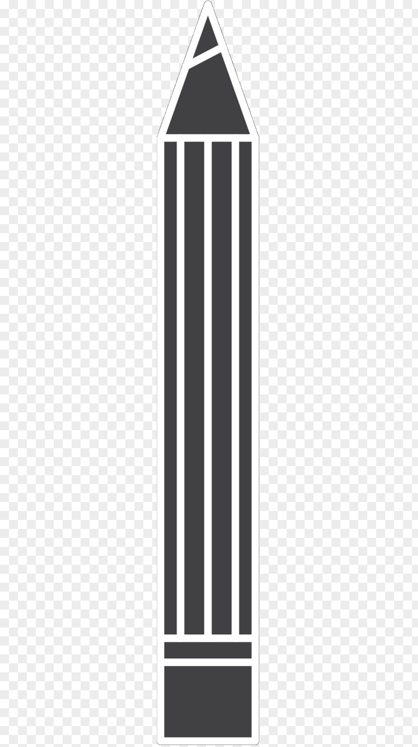M Pattern Line Facade Angle Black & White PNG