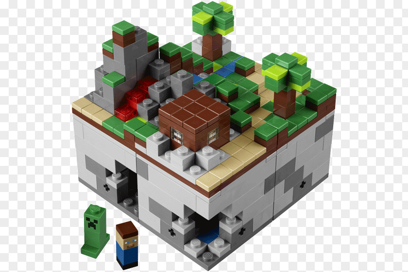 Minecraft Lego LEGO 21102 Micro World Video Game PNG
