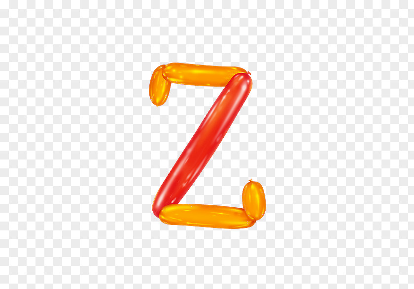 Balloon Letter Z Alphabet PNG