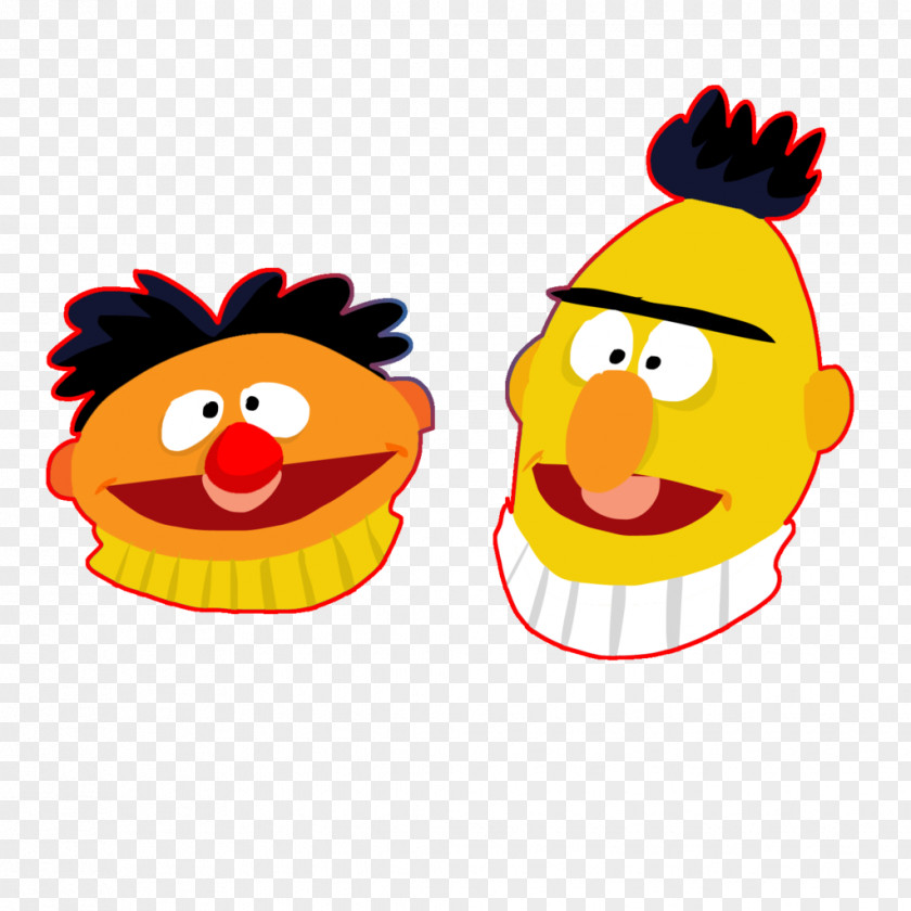 Bert And Ernie Smiley Food Text Messaging Clip Art PNG