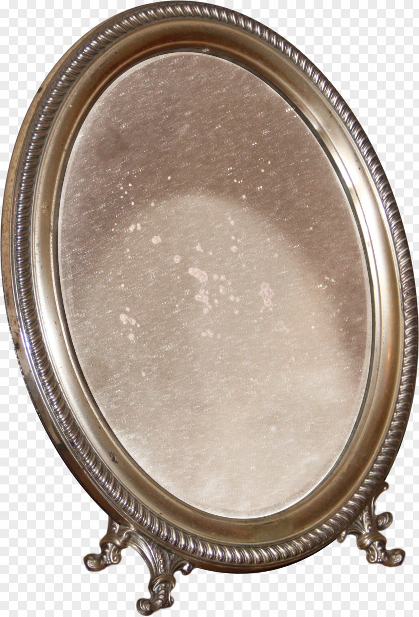 Brown Metal Mirror PNG