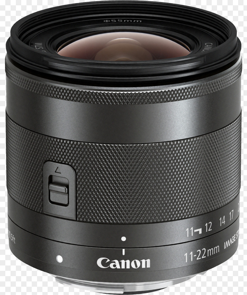 Camera Lens Canon EF Mount EOS M EF-M 11–22mm PNG
