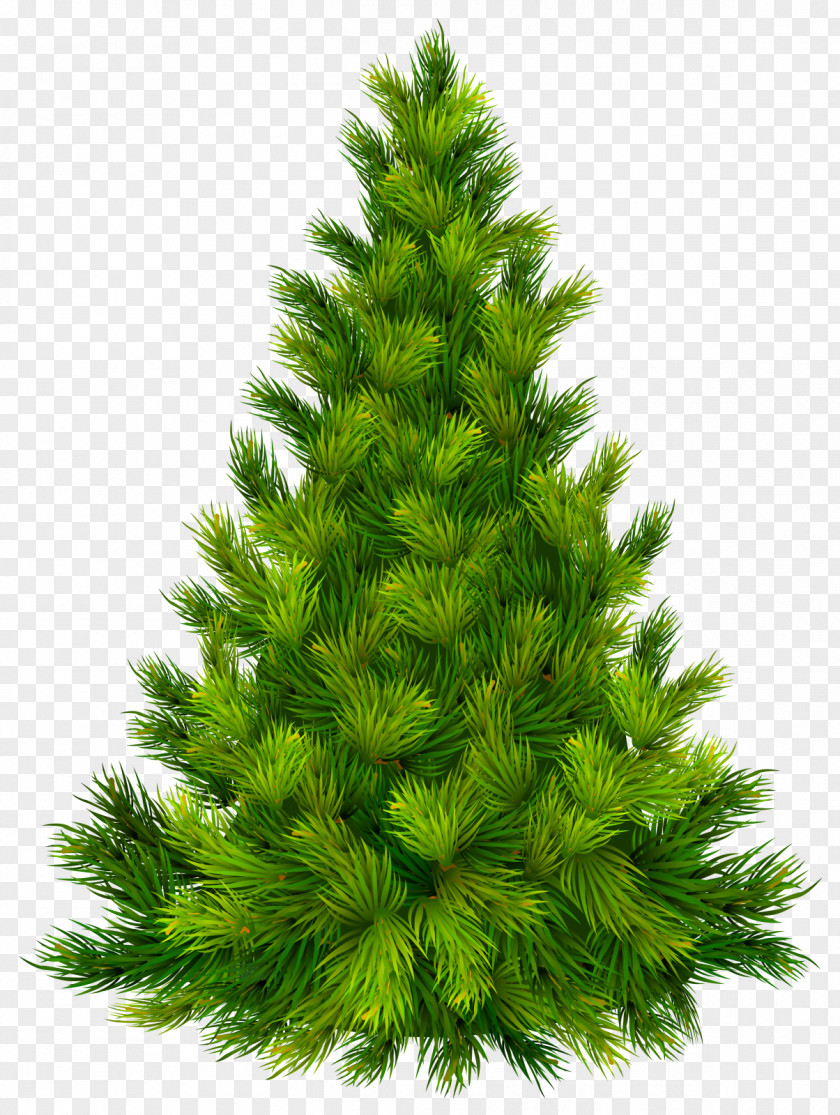 Fur Christmas Tree Ornament Clip Art PNG