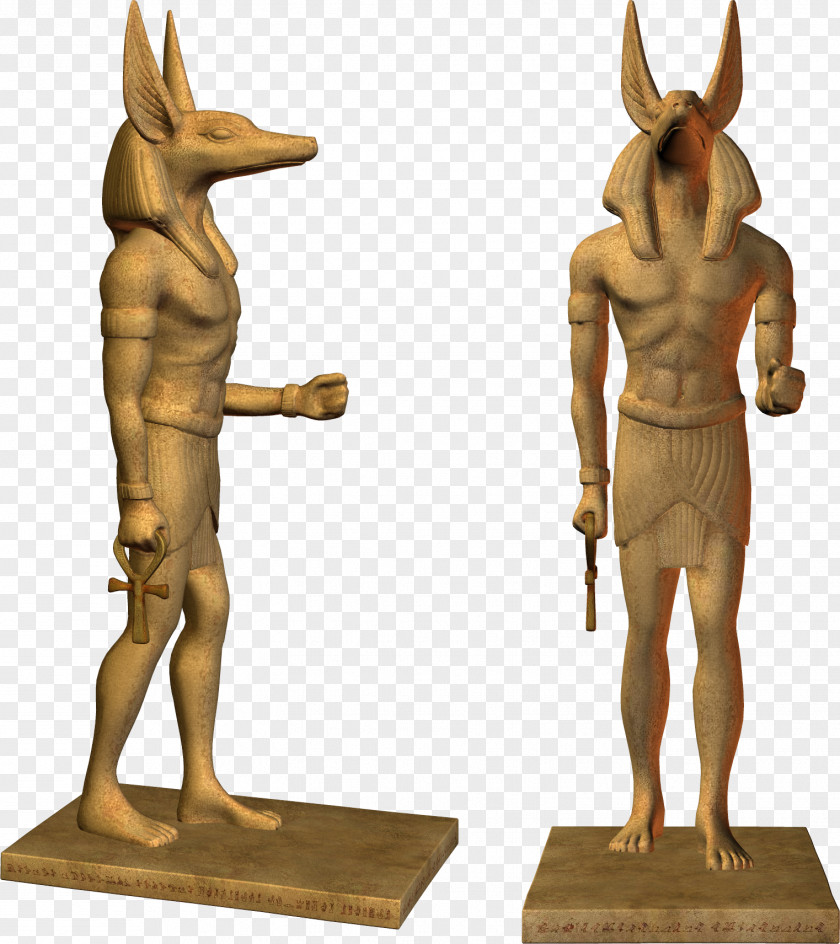 Golden Centaur Statue Egypt Sculpture PNG