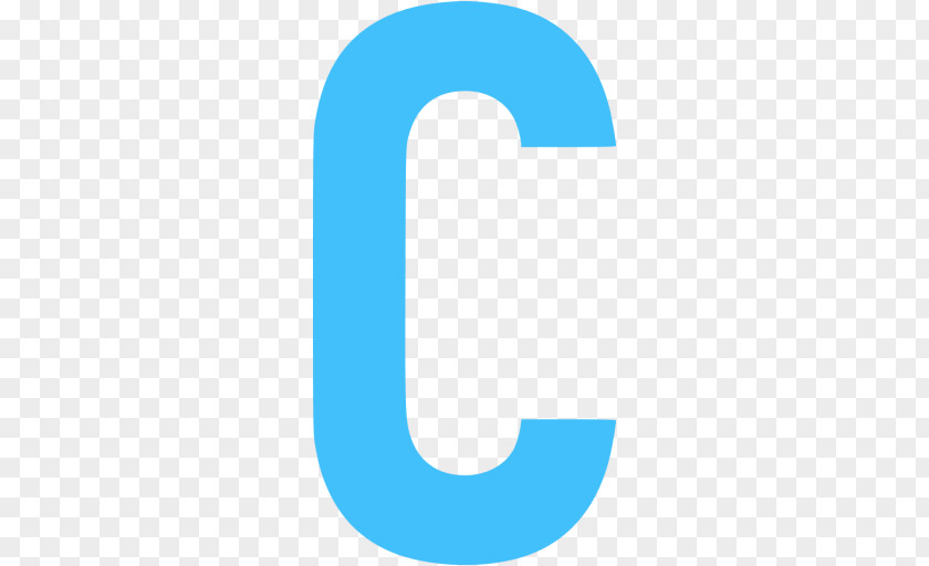 Letter C Logo Brand Blue Pattern PNG