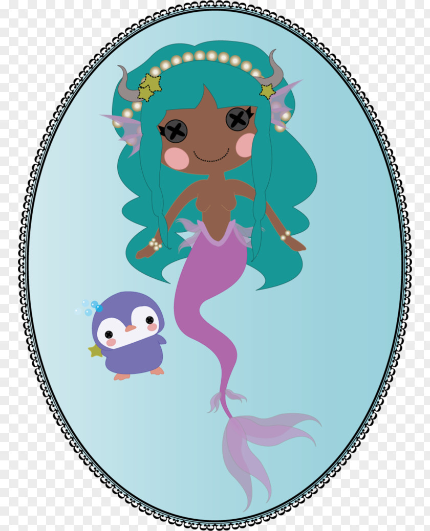 Mermaid Animal Wedding Animated Cartoon PNG