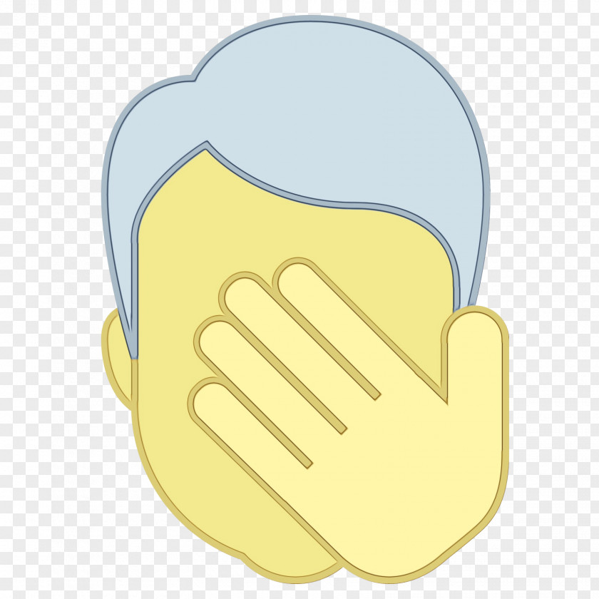 Thumb Gesture Yellow Hand Finger PNG