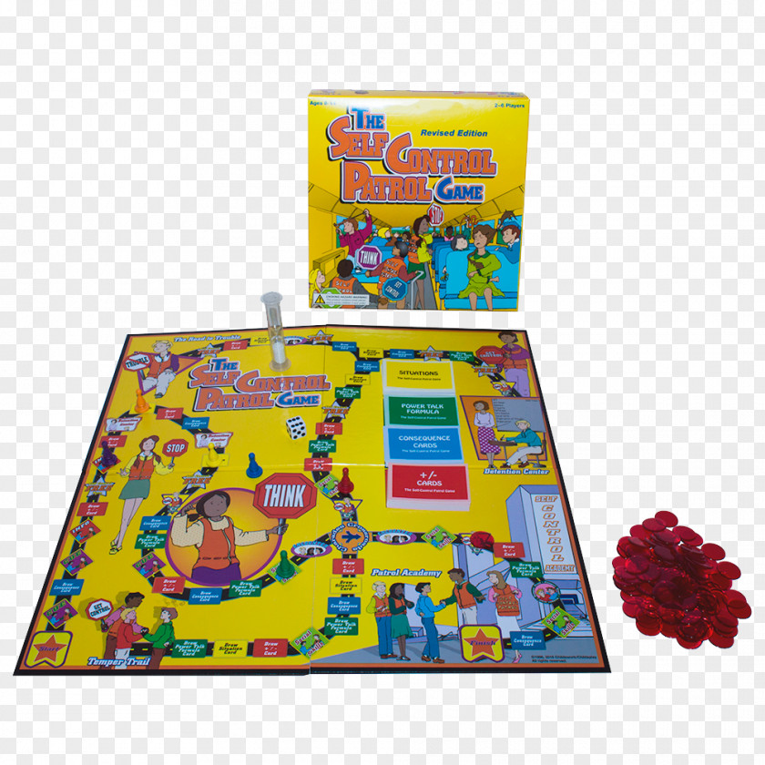 Toy The Self-control Patrol Workbook: Exercises For Anger Management Board Game Play Therapy PNG