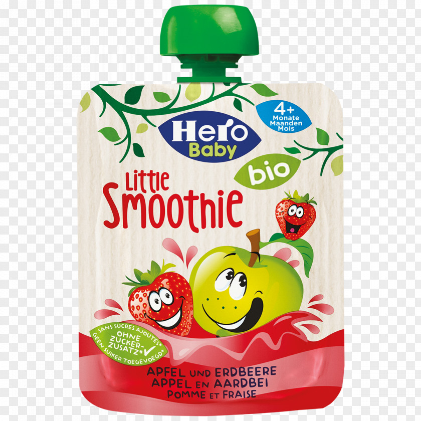 Apple Smoothie Baby Food Organic PNG