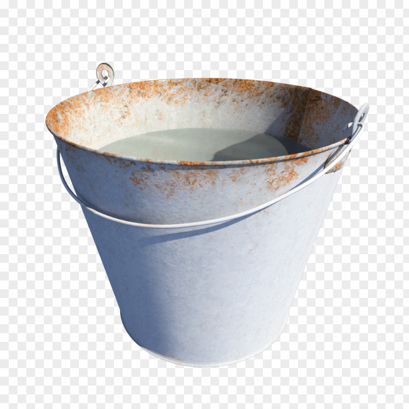 Bucket Ice Challenge Water Bowl Paint PNG