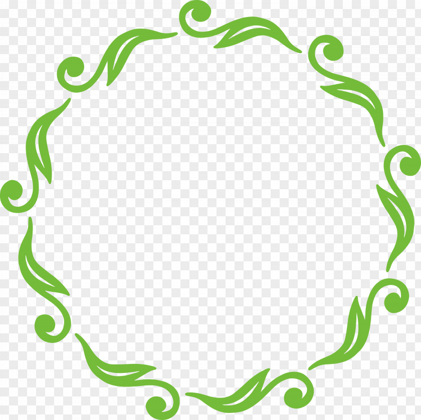 Floral Frame Flower Monogram PNG