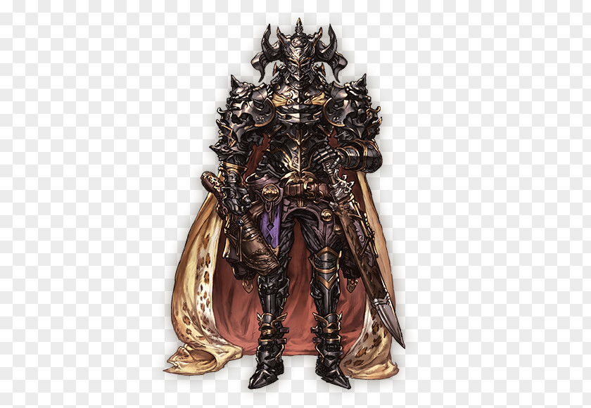 Knight Granblue Fantasy Black Character Game PNG