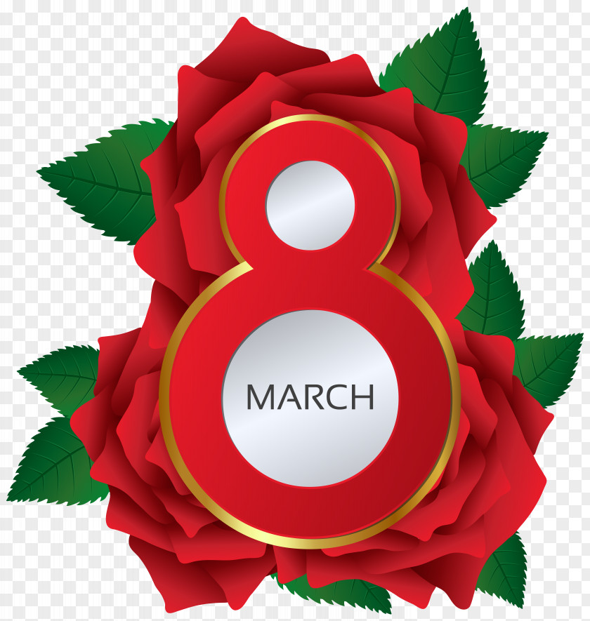 March 8 Red Roses Clipart Image Rose Clip Art PNG