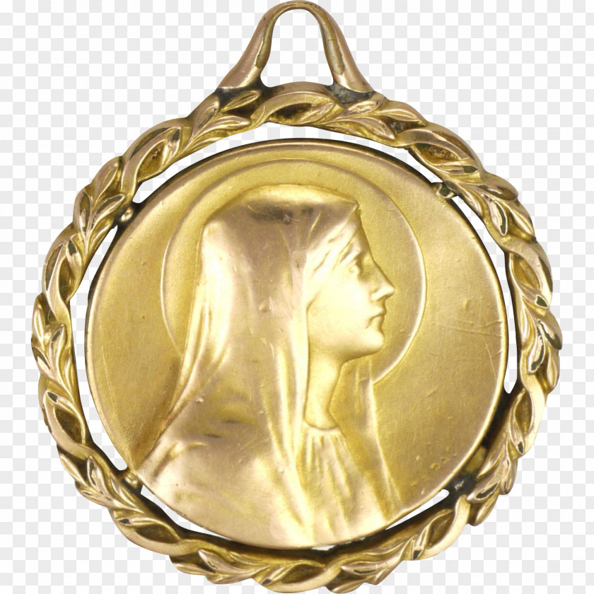 Medal Tayrac Gold Plating Silver PNG