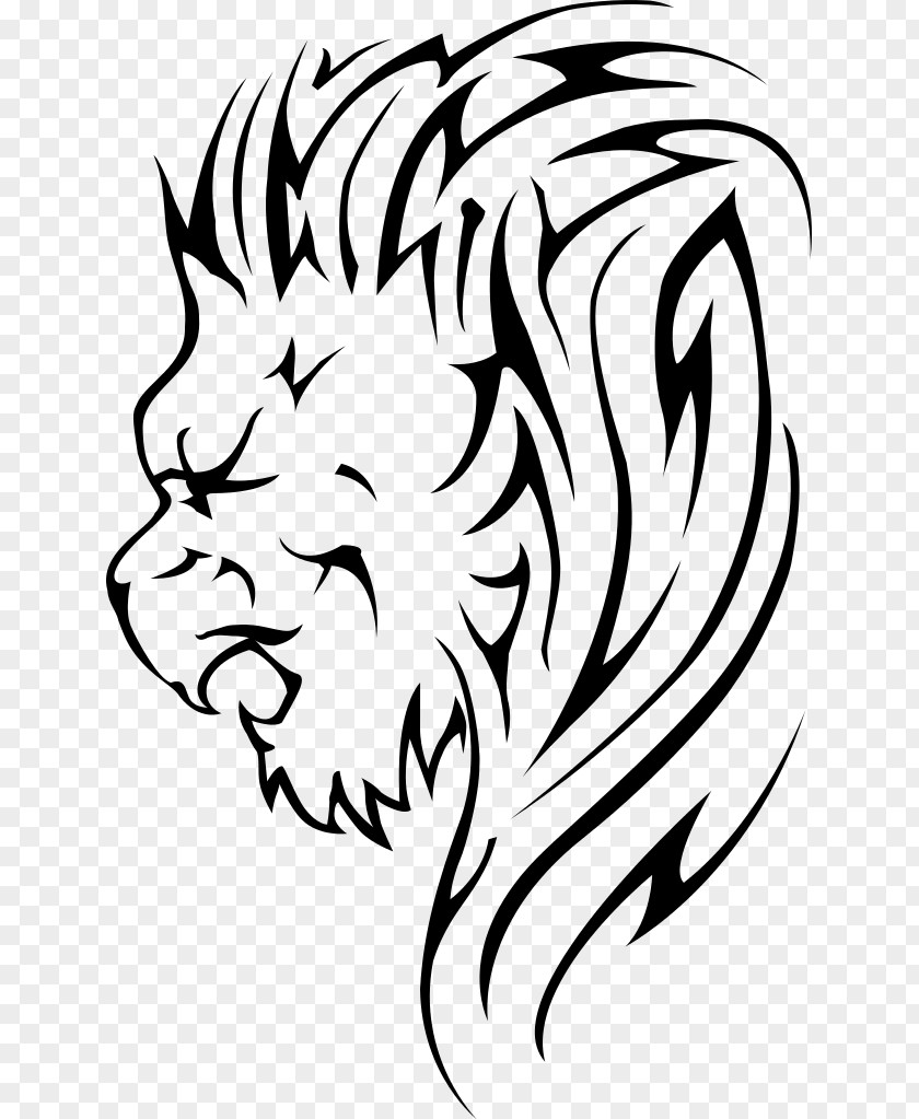 Lion Face Clip Art PNG