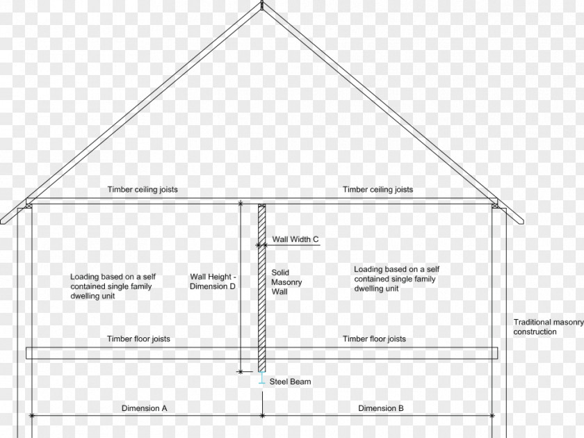 Steel Beam Line Angle Diagram PNG