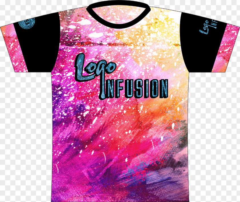 T-shirt Logo Infusion Upturned Collar Dyé Finland PNG