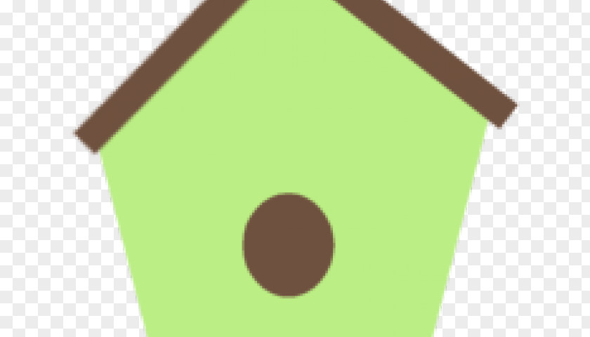 Birdhouse Green Background PNG