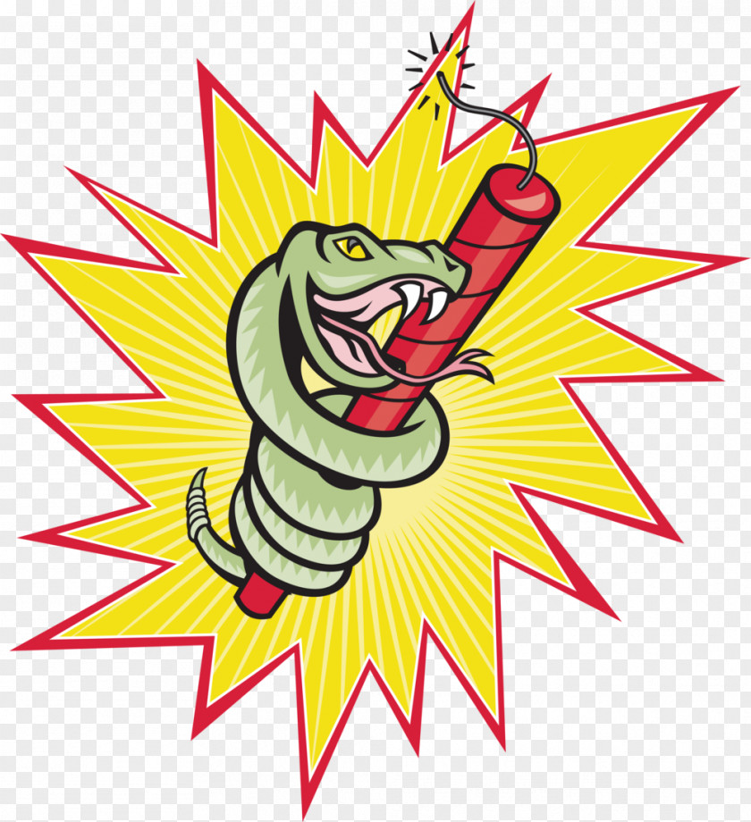 Dynamite Rattlesnake Vipers Cartoon PNG