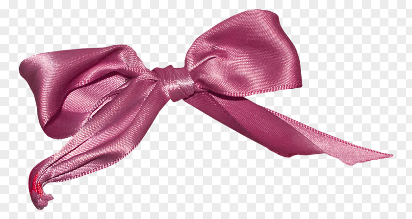 Pink Ribbon Bow Tie Clip Art PNG