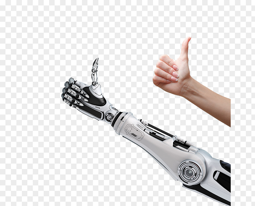 Shutaimuzhi Robotic Arm And Thumb Signal Humanu2013robot Interaction PNG