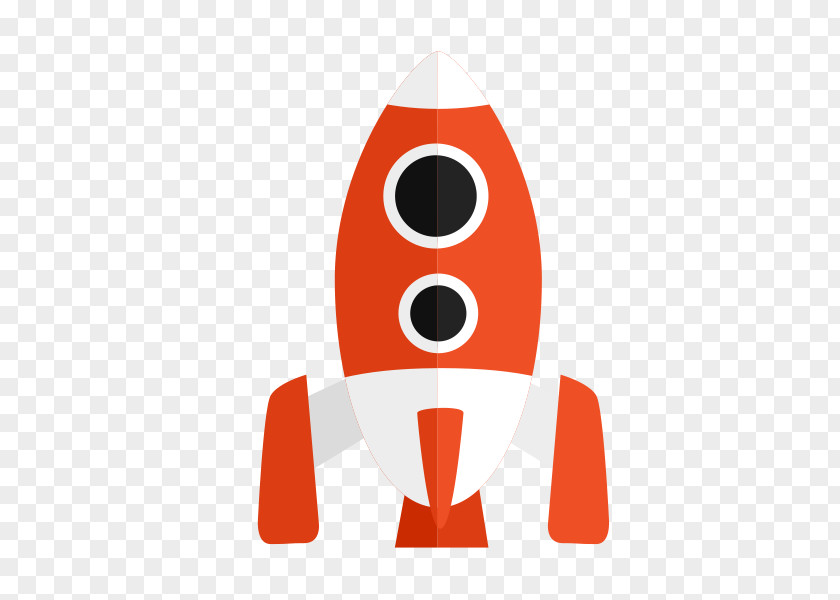 Cartoon Rocket Illustration PNG