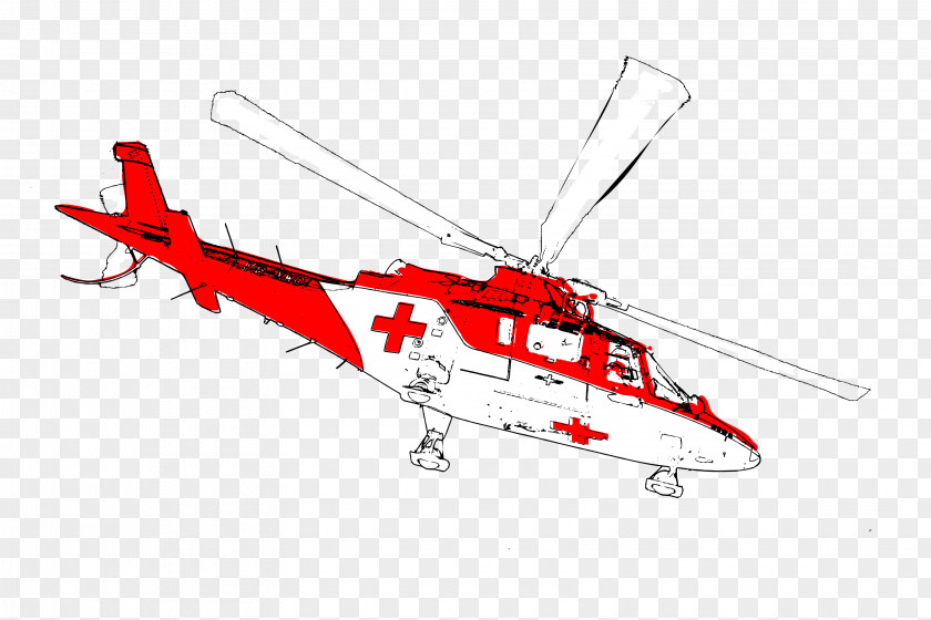 Draw Helicopter AgustaWestland AW109 Aircraft Drawing Clip Art PNG